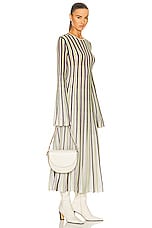 Stella McCartney Medium Flap Shoulder Bag in Pure White, view 2, click to view large image.