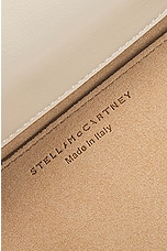 Stella McCartney Medium Flap Shoulder Bag in Pure White, view 7, click to view large image.