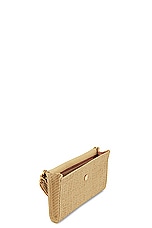 Stella McCartney Suede Mini Falabella Crossbody Bag in Light Camel, view 5, click to view large image.