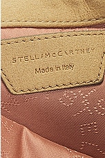 Stella McCartney Suede Mini Falabella Crossbody Bag in Light Camel, view 7, click to view large image.