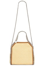 Stella McCartney Woven Raffia Mini Tote Bag in Natural, view 1, click to view large image.