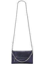 Stella McCartney Mini Falabella Crossbody Bag in Ink, view 1, click to view large image.