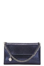Stella McCartney Mini Falabella Crossbody Bag in Ink, view 3, click to view large image.
