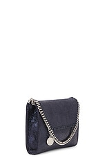 Stella McCartney Mini Falabella Crossbody Bag in Ink, view 5, click to view large image.