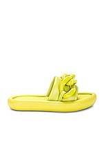 Stella McCartney Air Slide in Apple Green, view 1, click to view large image.