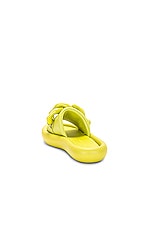 Stella McCartney Air Slide in Apple Green, view 3, click to view large image.