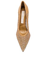 Stella McCartney Iconic Mesh Pump in Nut, view 4, click to view large image.