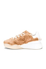 Stella McCartney Loop Sneaker in Beige & White, view 5, click to view large image.