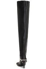 Stella McCartney Ryder Over The Knee Boot in Black, view 3, click to view large image.