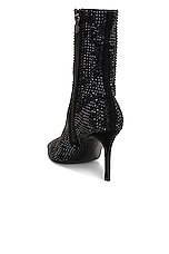 Stella McCartney Iconic All Over Crystal Boot in Black, view 3, click to view large image.