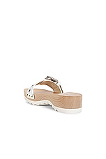 Stella McCartney Elyse Alter Sporty Sandal in White, view 3, click to view large image.