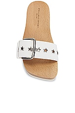 Stella McCartney Elyse Alter Sporty Sandal in White, view 4, click to view large image.