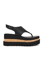 Stella McCartney Sneak Elyse Alter Sporty Sandal in Black, view 1, click to view large image.