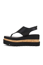 Stella McCartney Sneak Elyse Alter Sporty Sandal in Black, view 5, click to view large image.