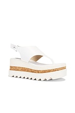 Stella McCartney Sneak Elyse Alter Sporty Sandal in White, view 2, click to view large image.