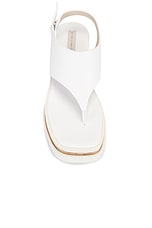 Stella McCartney Sneak Elyse Alter Sporty Sandal in White, view 4, click to view large image.
