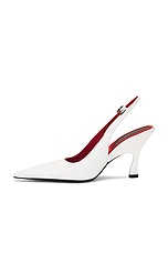 Stella McCartney Elsa Slingback Pump in White, view 5, click to view large image.