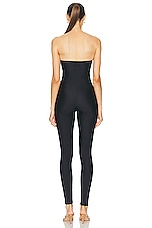 Shani Shemer Fleur Jumpsuit in Black, view 3, click to view large image.