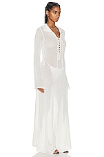 Shani Shemer Clover Maxi Dress in Cream, view 2, click to view large image.