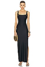 Shani Shemer Georgina Maxi Dress in Black, view 1, click to view large image.