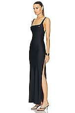 Shani Shemer Georgina Maxi Dress in Black, view 3, click to view large image.