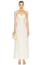 Shani Shemer Violet Maxi Dress in Cream, view 1, click to view large image.