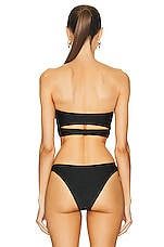 Shani Shemer Alexa Bikini Top in Black, view 3, click to view large image.