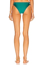 Shani Shemer Amalfi Toki Rope Bikini Bottom in Green, view 3, click to view large image.