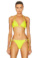 Shani Shemer Sony Bikini Top in Yellow, view 1, click to view large image.