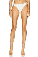 Shani Shemer Alma Bikini Bottom in Cream, view 1, click to view large image.