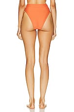 Shani Shemer Bertha Bikini Bottom in Orange, view 3, click to view large image.