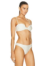 Shani Shemer Karen Bikini Top in Cream, view 2, click to view large image.
