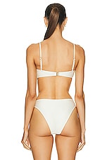 Shani Shemer Karen Bikini Top in Cream, view 3, click to view large image.