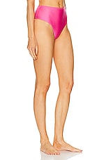 Shani Shemer Vinceta Bikini Bottom in Rose Blossom, view 2, click to view large image.