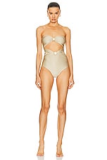 Shani Shemer Mar One Piece Swimsuit in Brulee, view 2, click to view large image.