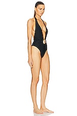Shani Shemer Luisa One Piece Swimsuit in Black, view 2, click to view large image.