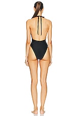 Shani Shemer Luisa One Piece Swimsuit in Black, view 3, click to view large image.