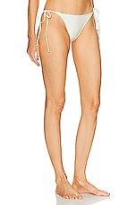 Shani Shemer Tola Bikini Bottom in Cream, view 2, click to view large image.
