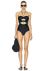 Shani Shemer Ellie One Piece Swimsuit in Black, view 1, click to view large image.