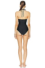 Shani Shemer Ellie One Piece Swimsuit in Black, view 3, click to view large image.