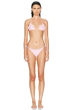 Shani Shemer Marrisia Bikini Bottom in Baby Pink, view 4, click to view large image.