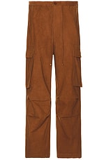 Story mfg. Slub Peace Pants in Bark Brown Slub, view 1, click to view large image.