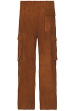 Story mfg. Slub Peace Pants in Bark Brown Slub, view 2, click to view large image.