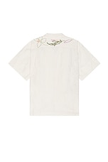 Story mfg. Linen Greetings Shirt in Ecru Herb, view 2, click to view large image.