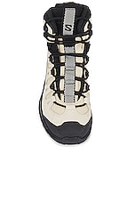 Salomon Quest Gtx Advanced Sneaker in Bleached, Sand, & Black, view 4, click to view large image.