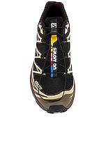 Salomon Xt-6 Sneaker in Black, Falcon, & Eden, view 4, click to view large image.