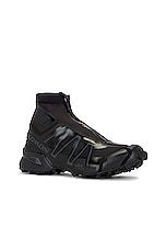 Salomon Snowcross Sneaker in Black, Black, & Magnet, view 2, click to view large image.