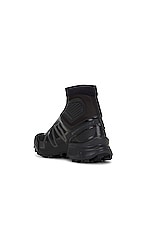 Salomon Snowcross Sneaker in Black, Black, & Magnet, view 3, click to view large image.