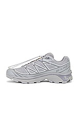 Salomon XT-6 in Ghost Gray & Gray Flannel, view 5, click to view large image.