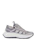 Salomon Odyssey Elmt Advanced Clear in Glacier Gray, Ghost Gray, & Aloe Wash, view 1, click to view large image.